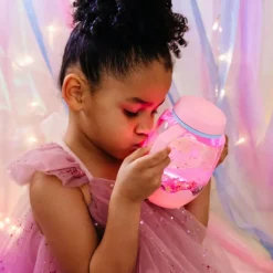 Glo Pals GloPals Jarra sensorial Bubblegum Rosa*Niños Juguetes De Baño|Glo Pals - Cubos De Luz Para El Baño