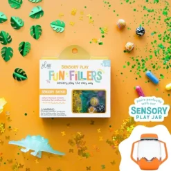 Glo Pals GloPals Rellenos divertidos Safari*Niños Juguetes De Baño|Glo Pals - Cubos De Luz Para El Baño