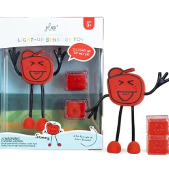 Glo Pals GloPals Set Personaje + 2 Cubos luz SAMMY Rojo*Niños Juguetes De Baño|Glo Pals - Cubos De Luz Para El Baño