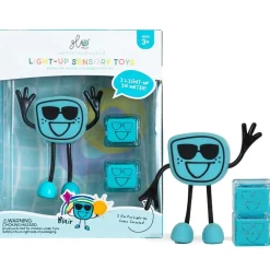 Glo Pals GloPals Set Personaje + 2 Cubos luz BLAIR Azul*Niños Juguetes De Baño|Glo Pals - Cubos De Luz Para El Baño