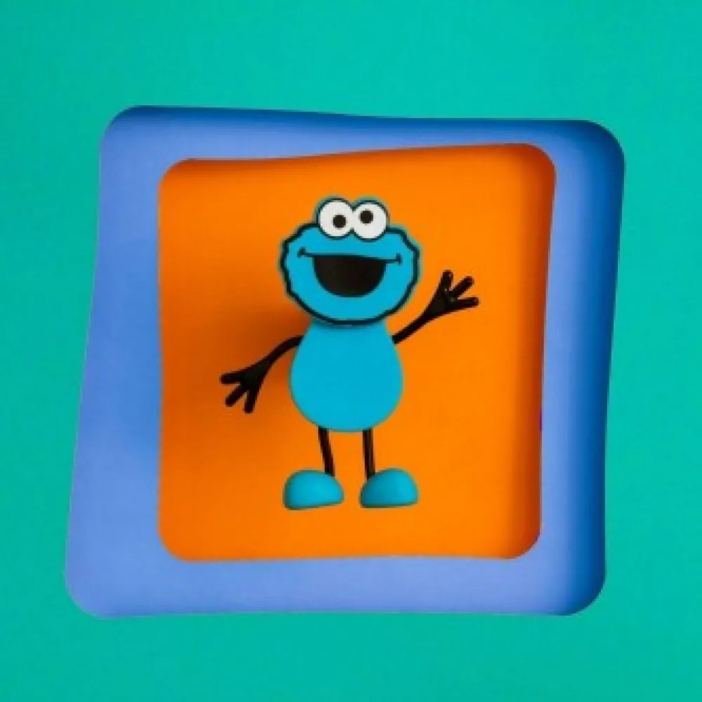 Glo Pals GloPals Set Personaje Cookie Monster Azul + 2 Cubos luz*Niños Juguetes De Baño|Glo Pals - Cubos De Luz Para El Baño