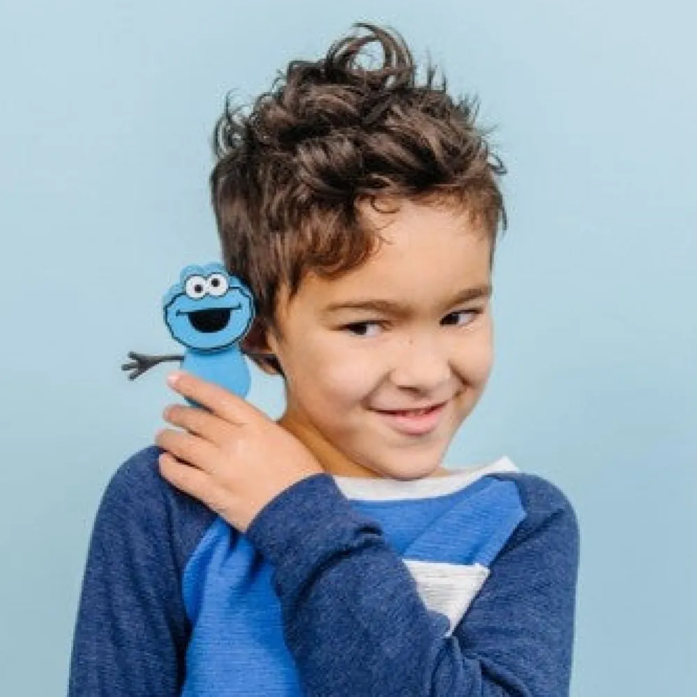 Glo Pals GloPals Set Personaje Cookie Monster Azul + 2 Cubos luz*Niños Juguetes De Baño|Glo Pals - Cubos De Luz Para El Baño