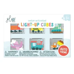 Glo Pals GloPals Set regalo 6 cubos de luz Automóviles*Niños Juguetes De Baño|Glo Pals - Cubos De Luz Para El Baño