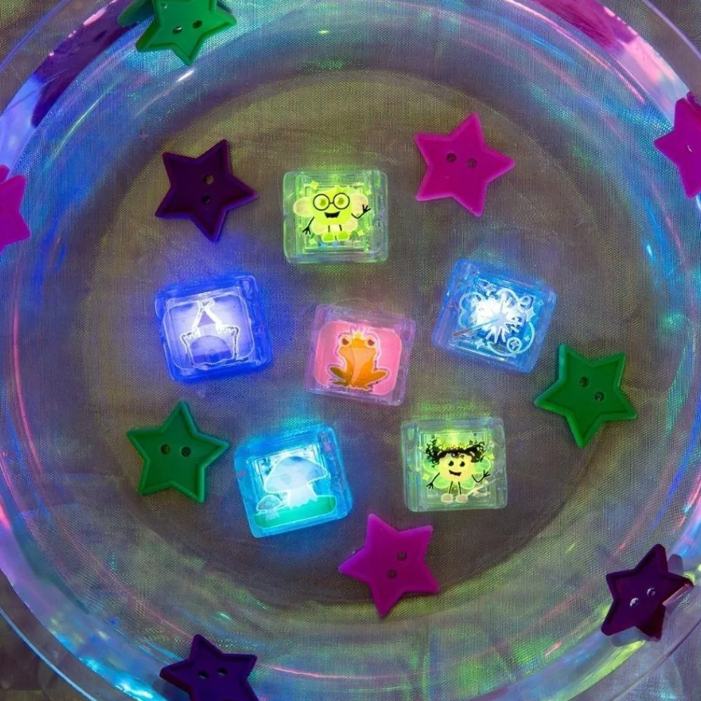 Glo Pals GloPals Set regalo 6 cubos de luz Hadas*Niños Juguetes De Baño|Glo Pals - Cubos De Luz Para El Baño