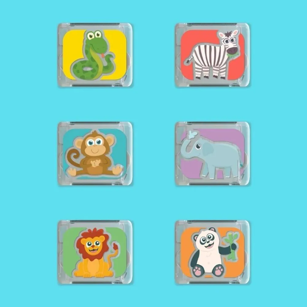 Glo Pals GloPals Set regalo Zoo 6 cubos de luz Zoo*Niños Juguetes De Baño|Glo Pals - Cubos De Luz Para El Baño