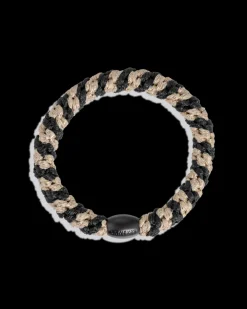 Kknekki Goma de pelo Black Beige Glitter* Accesorios Para Pelo