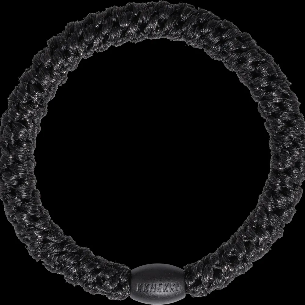 Kknekki Goma de pelo Black Glitter* Accesorios Para Pelo