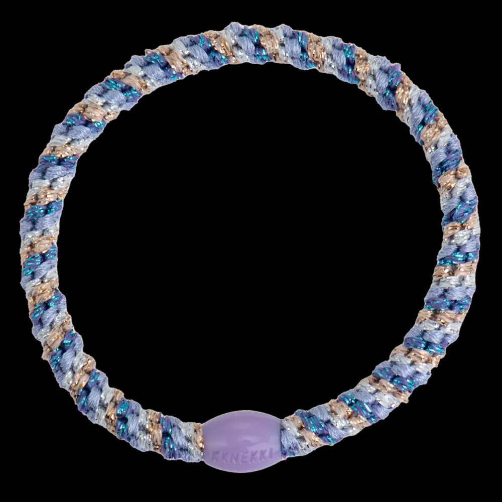 Kknekki Goma de pelo Slim Mix Purplesilver Gold* Accesorios Para Pelo