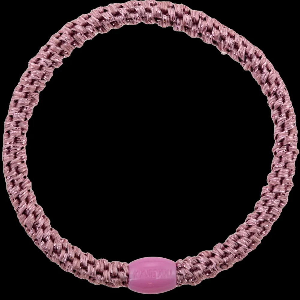 Kknekki Goma de pelo Slim Old pink glitter* Accesorios Para Pelo