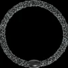 Kknekki Goma de pelo Slim Dark Grey Glitter* Accesorios Para Pelo