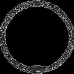 Kknekki Goma de pelo Slim Dark Grey Glitter* Accesorios Para Pelo
