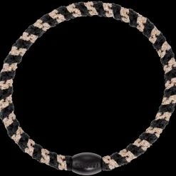 Kknekki Goma de pelo Slim Black-Beige glitter* Accesorios Para Pelo