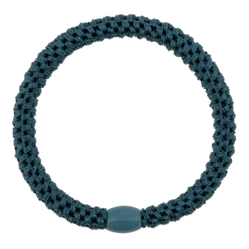 Kknekki Goma de pelo Slim Petrol* Accesorios Para Pelo