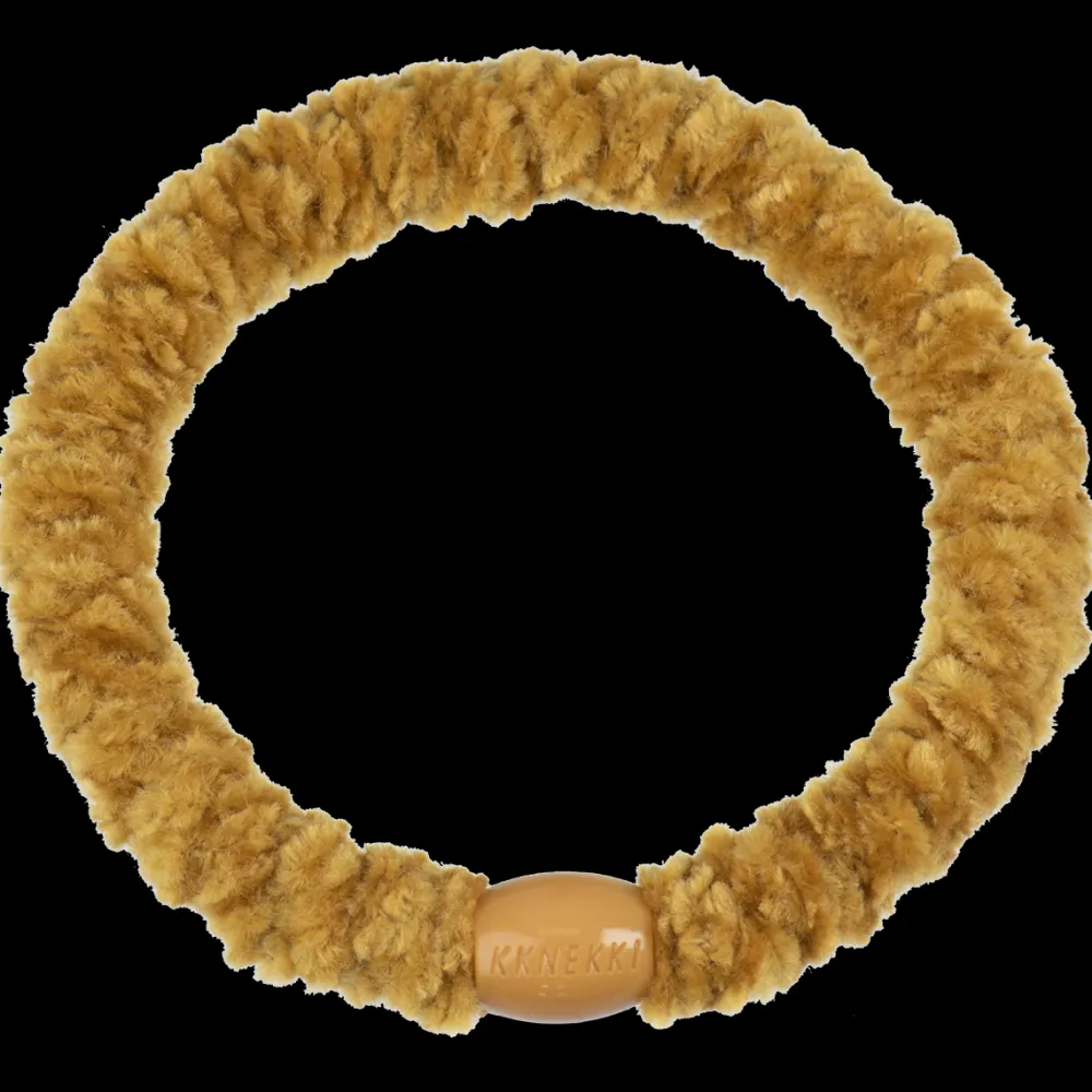 Kknekki Goma de pelo Velvet Mustard* Accesorios Para Pelo