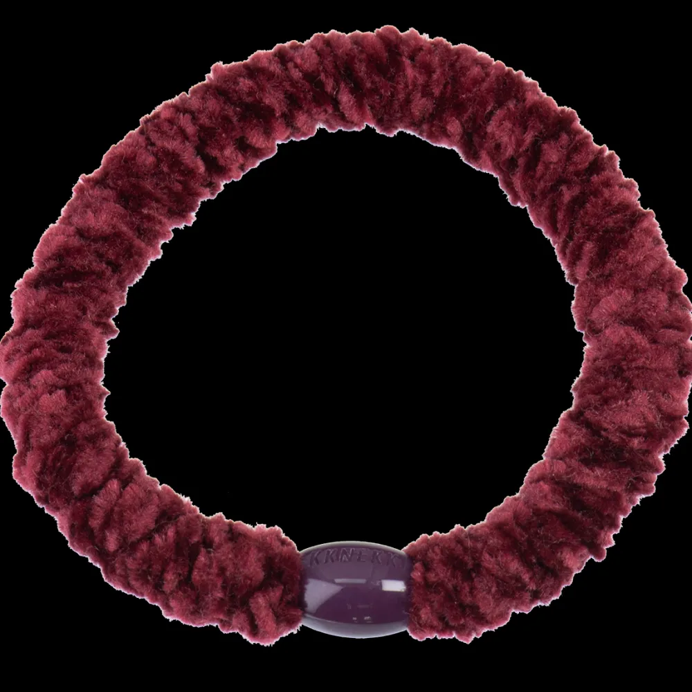 Kknekki Goma de pelo Velvet Bordeaux* Accesorios Para Pelo
