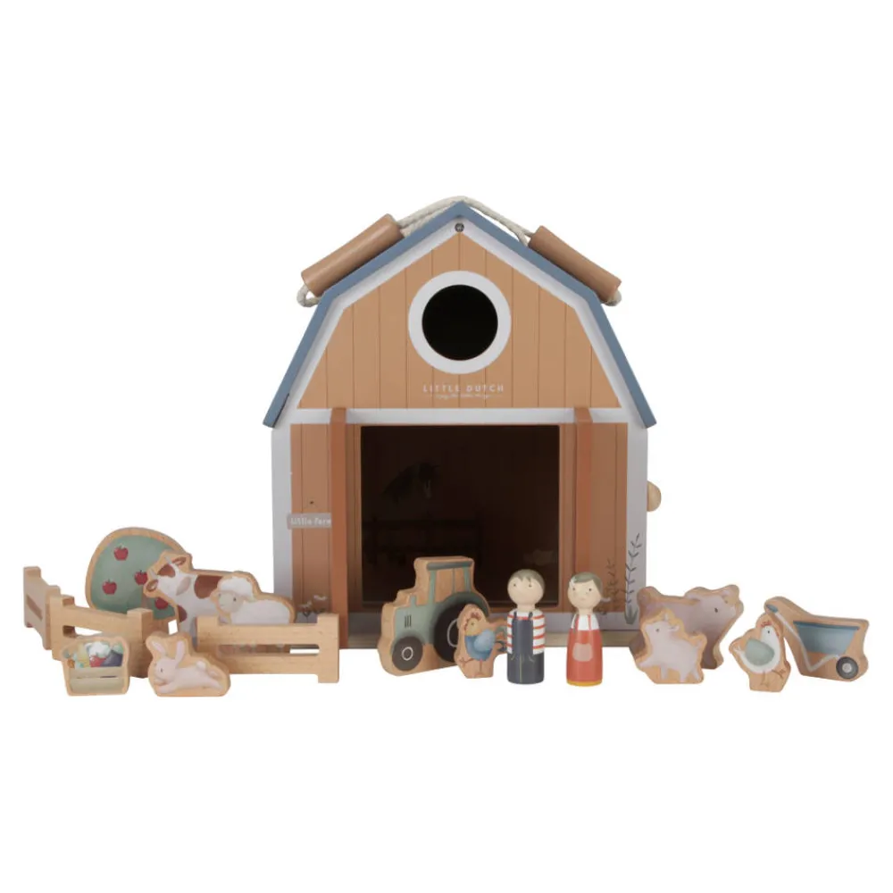 Little Dutch Granja casa de muñecas Little Farm ·*Niños Juguetes De Madera Para Niños