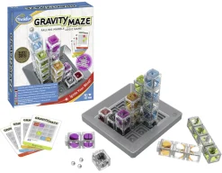 ThinkFun Gravity Maze ·*Niños Juegos De Lógica|Juegos De Mesa Competitivos