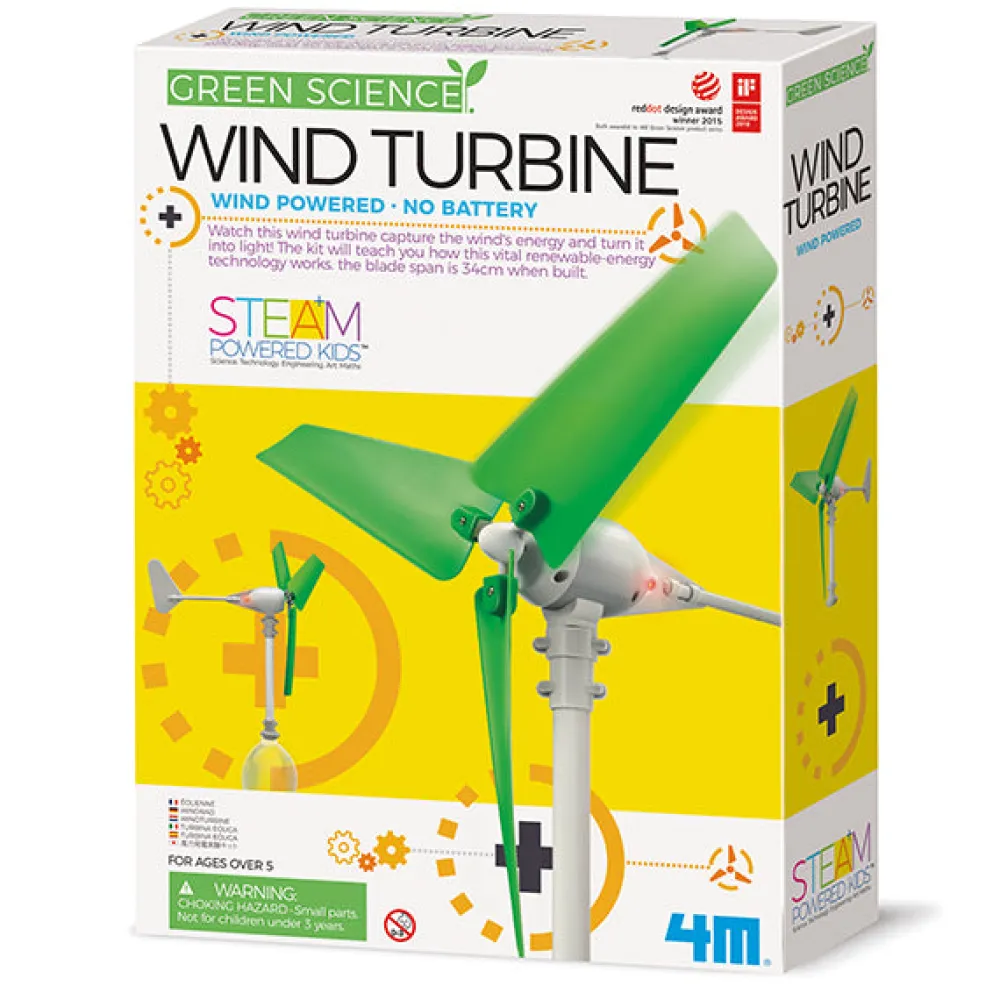 4M GreenScience Construye Tu Turbina Eólica ·*Niños Juguetes Stem