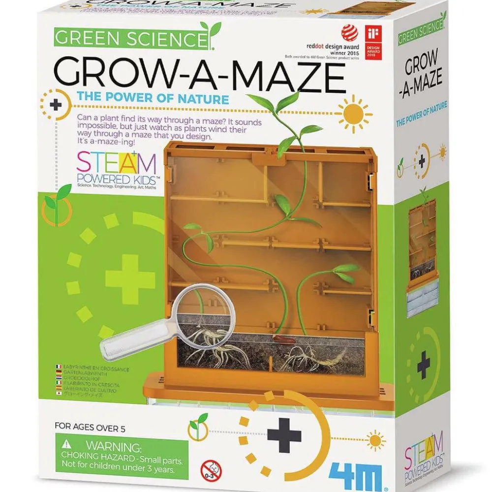 4M GreenScience Haz crecer tus plantas Laberinto ·*Niños Juguetes Stem