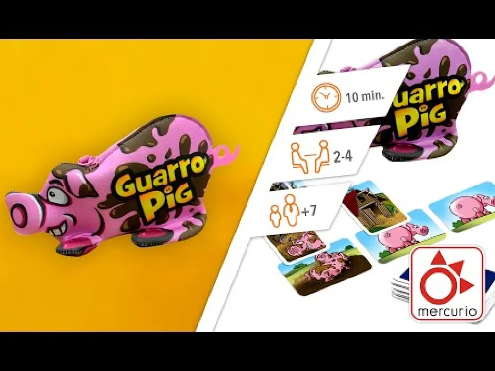 Mercurio Guarro Pig ·*Niños Mercurio Juegos De Mesa|Juegos De Mesa De Viaje