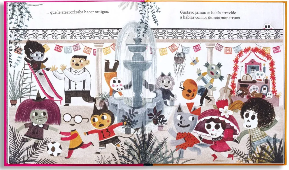Edelvives Gustavo, el fantasma tímido*Niños Libros De Halloween Para Niños|Álbumes Ilustrados Infantiles