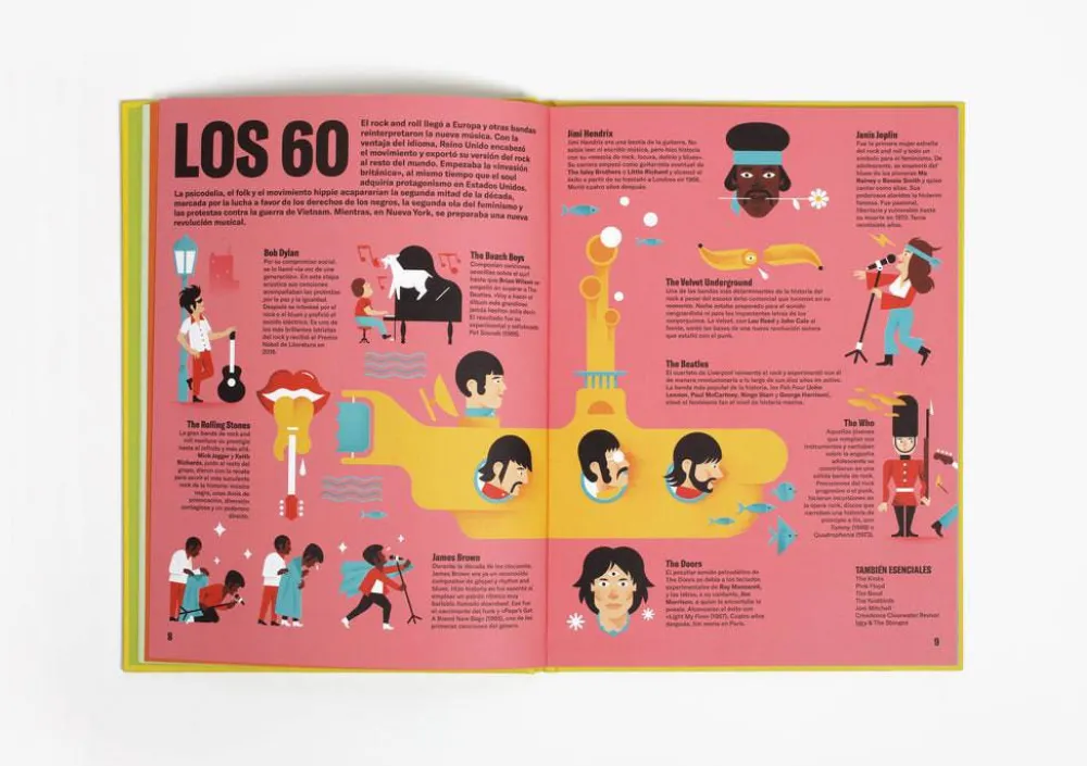 Litera Historia ilustrada del rock* Álbumes Ilustrados Infantiles