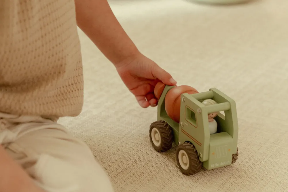 Little Dutch Hormigonera FSC ·*Niños Coches De Madera De Juguete Para Bebés|Coches De Juguete Para Bebés