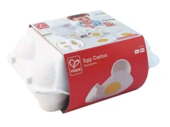 Hape Huevera con 6 huevos ·*Niños Juguetes Waldorf|Juguetes Montessori