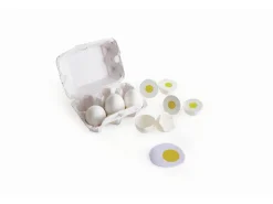 Hape Huevera con 6 huevos ·*Niños Juguetes Waldorf|Juguetes Montessori
