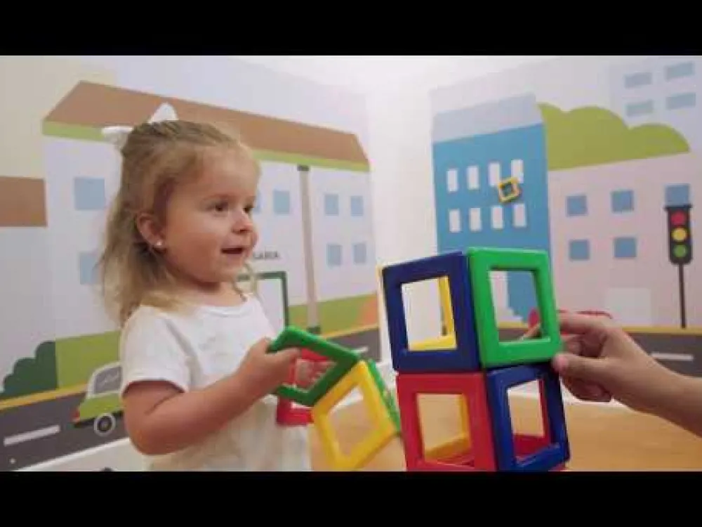 Braintoys Ima Clack baby 9 pcs ·*Niños Construcciones Magnéticas