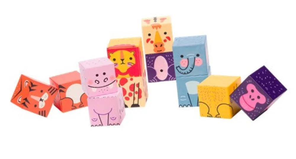 Braintoys Ima Cube Baby 12 piezas ·*Niños Construcciones Magnéticas