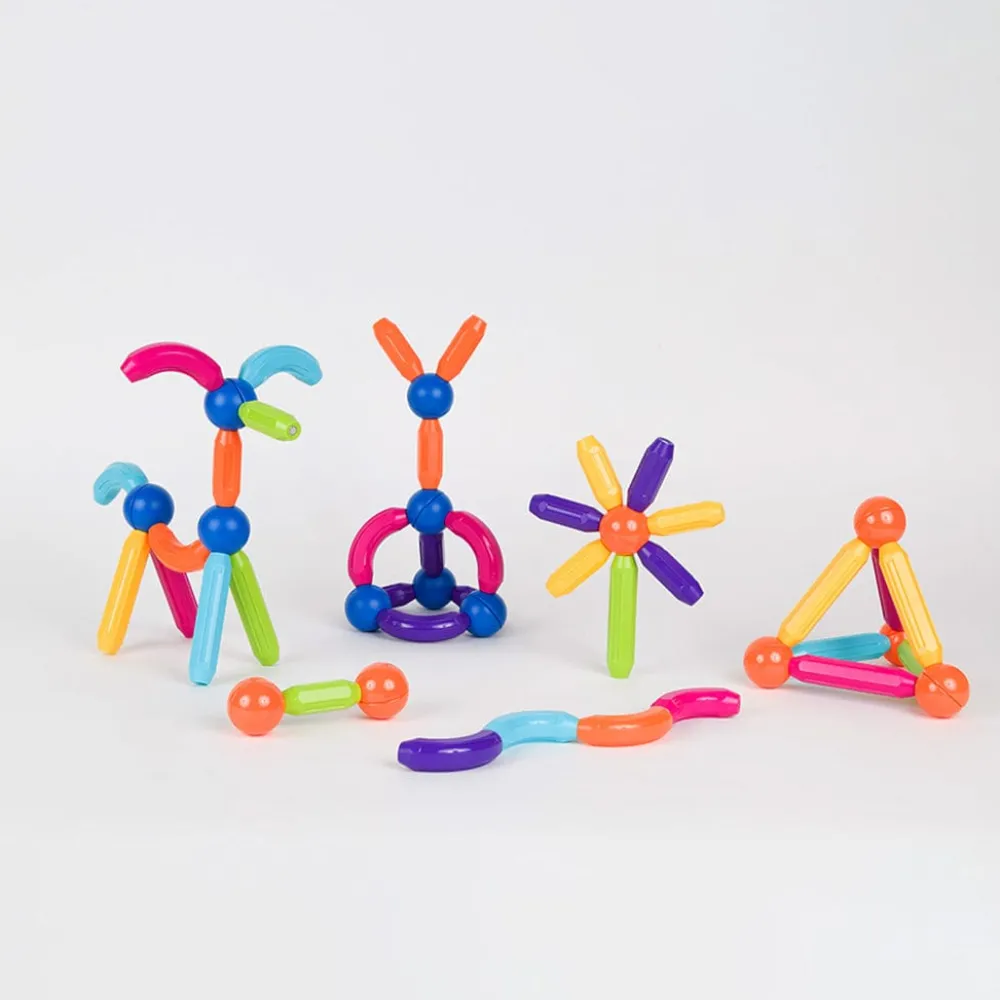 Braintoys Imabars 24 piezas ·*Niños Construcciones Magnéticas