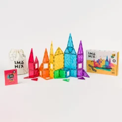 Braintoys Imanix 60 piezas ·*Niños Construcciones Magnéticas|Imanix