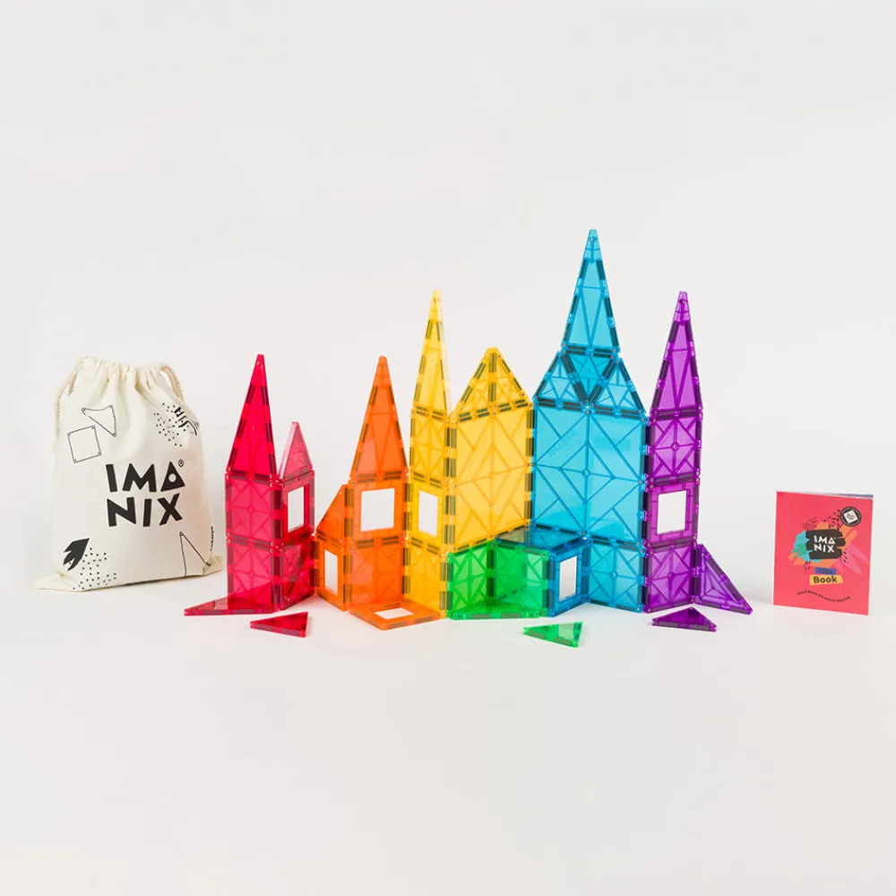 Braintoys Imanix 60 piezas ·*Niños Construcciones Magnéticas|Imanix