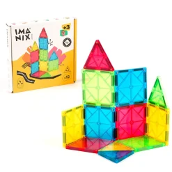 Braintoys Imanix 12 piezas ·*Niños Construcciones Magnéticas|Imanix
