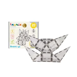 Braintoys Imanix Clear 20 piezas ·*Niños Construcciones Magnéticas|Imanix