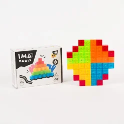 Braintoys Imanix Cubix 50 piezas ·*Niños Construcciones Magnéticas|Imanix