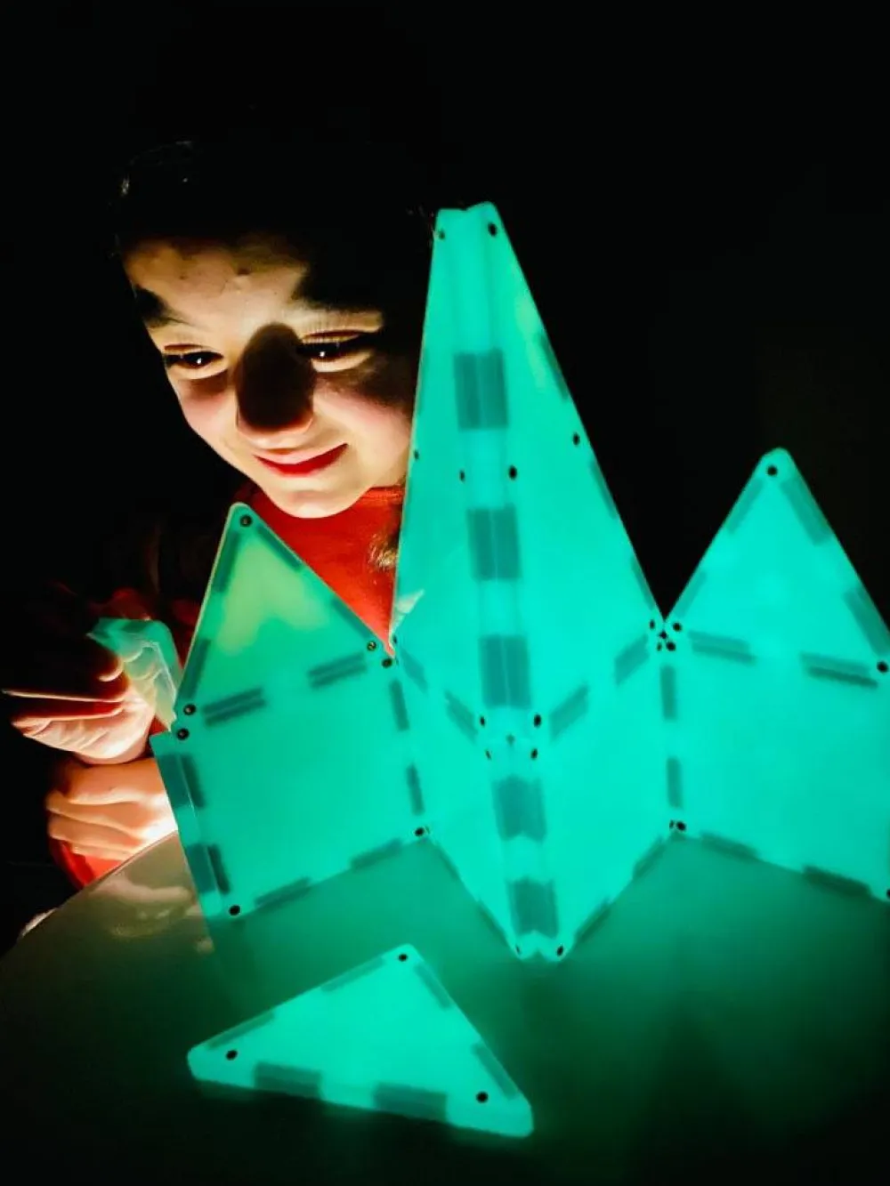 Braintoys Imanix Glow in the Dark 16 piezas ·*Niños Construcciones Magnéticas|Imanix