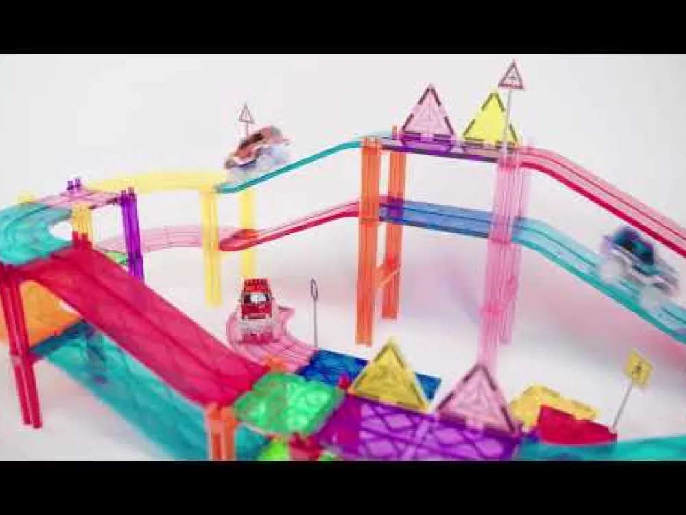 Braintoys Imanix Pista 22 piezas ·*Niños Construcciones Magnéticas|Imanix