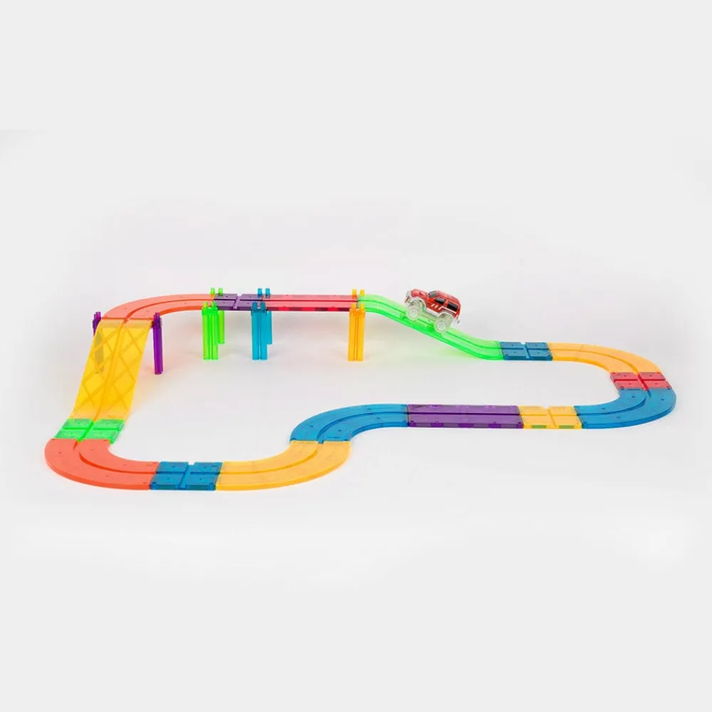 Braintoys Imanix Pista 22 piezas ·*Niños Construcciones Magnéticas|Imanix