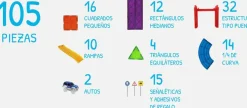 Braintoys Imanix Pista de Carreras 105 piezas ·*Niños Construcciones Magnéticas|Imanix
