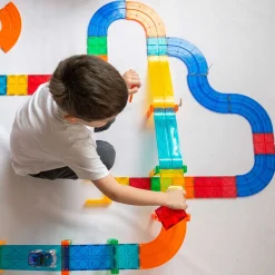 Braintoys Imanix Pista de Carreras 105 piezas ·*Niños Construcciones Magnéticas|Imanix