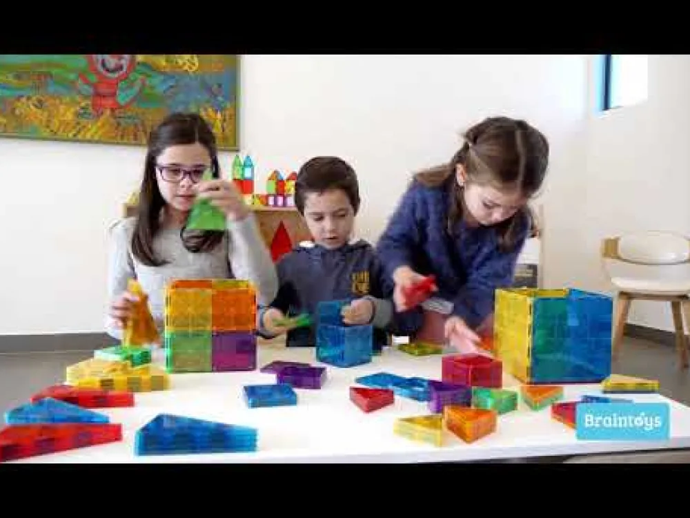 Braintoys Imanix Pista de Carreras 105 piezas ·*Niños Construcciones Magnéticas|Imanix
