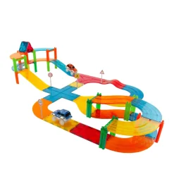 Braintoys Imanix Pista de Carreras 50 piezas ·*Niños Construcciones Magnéticas|Imanix
