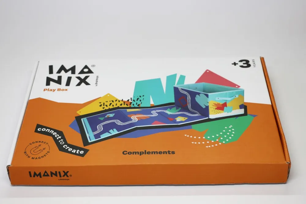 Braintoys Imanix Play Box Contenedor ·*Niños Construcciones Magnéticas|Imanix