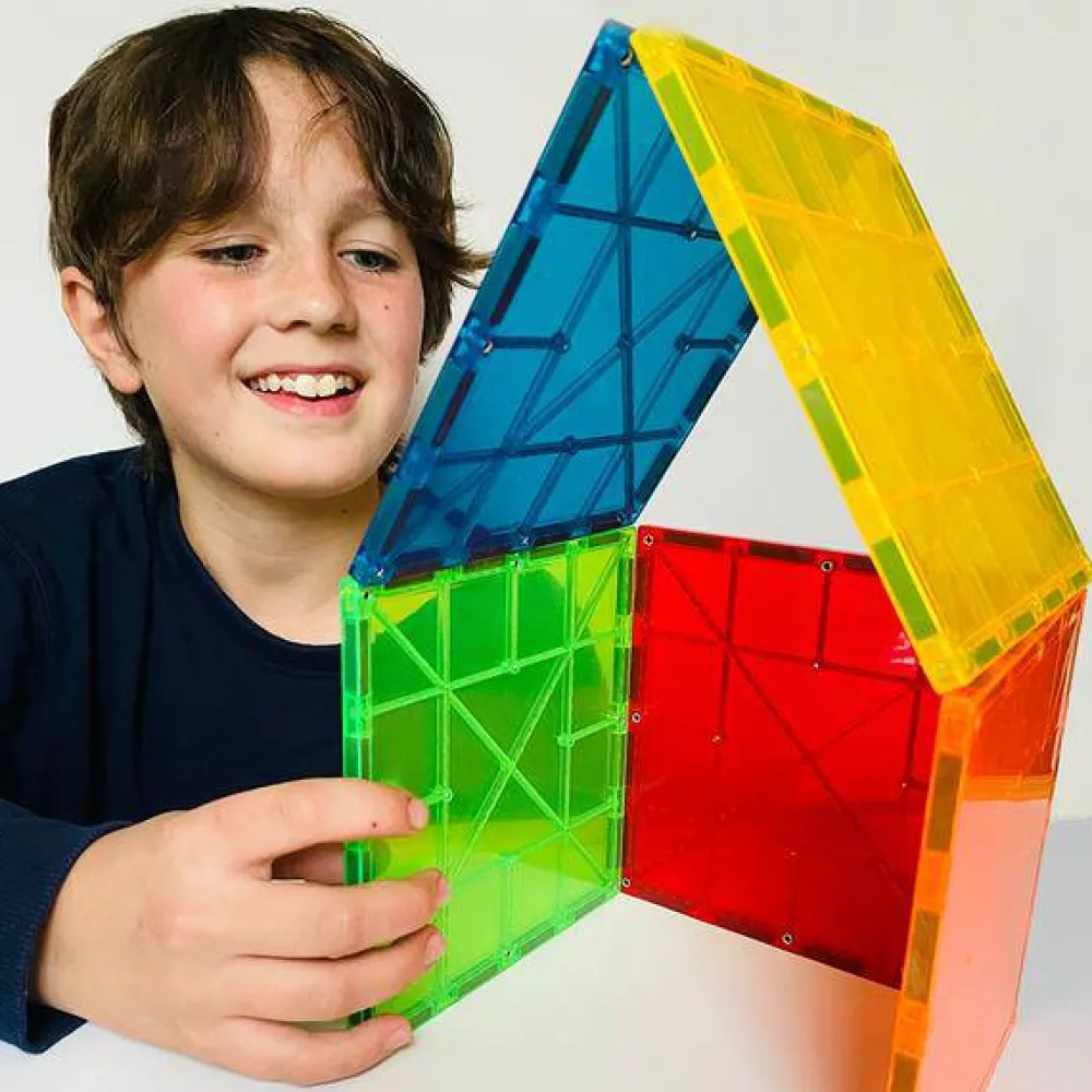 Braintoys Imanix Set 5 Cuadrados Grandes ·*Niños Construcciones Magnéticas|Imanix