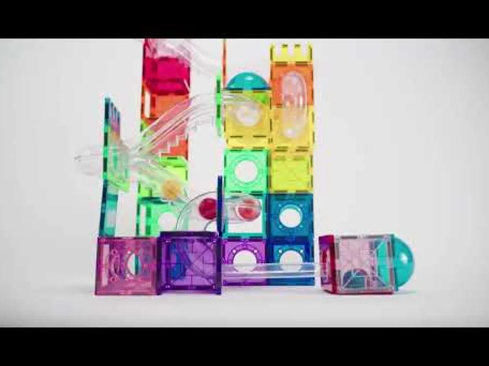 Braintoys Imanix Tobogán 50 piezas ·*Niños Construcciones Magnéticas|Imanix
