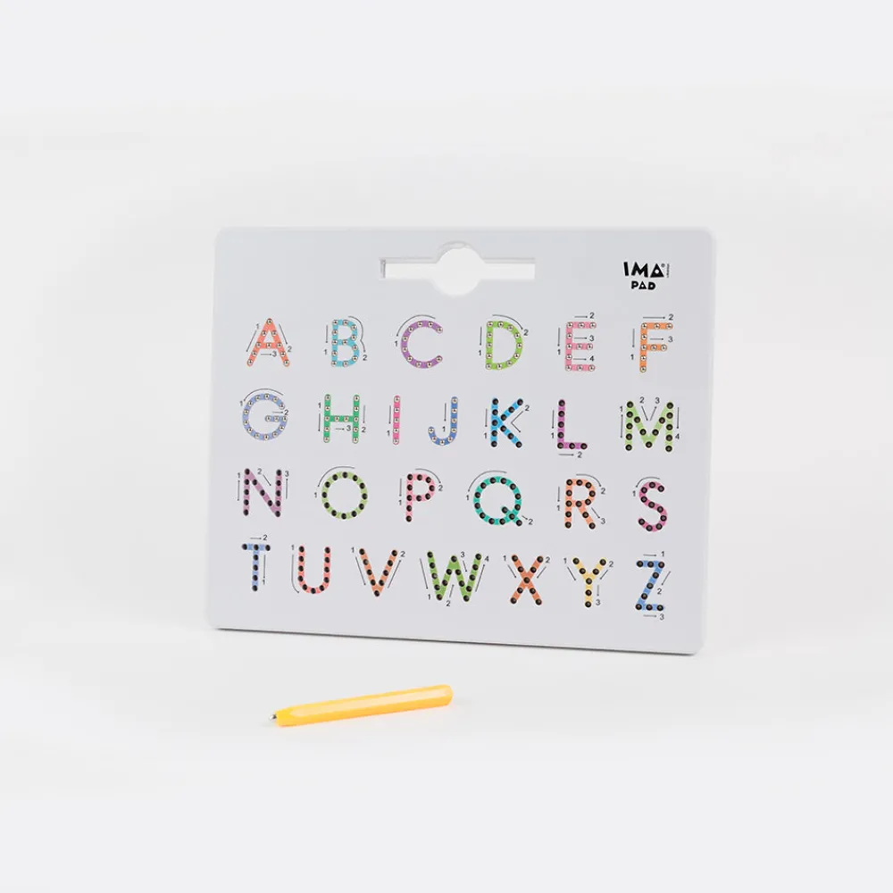 Braintoys Imapad Duo letras y números ·*Niños Construcciones Magnéticas|Juegos De Viaje