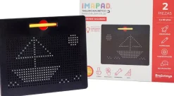 Braintoys Imapad Negro ·*Niños Juegos De Viaje|Pizarras Para Niños Y Niñas