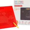 Braintoys Imapad Rojo ·*Niños Construcciones Magnéticas|Juegos De Viaje